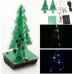  Bouwkit Kerstboom - 3 kleuren LED's 