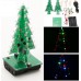  Bouwkit Kerstboom - 3 kleuren LED's 
