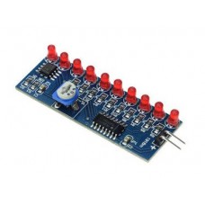 Bouwkit Looplicht 10 LED's met NE555+CD4017-V2