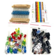 Onderdelen Pakket 210 Transistors, IC's, Condensatoren etc.