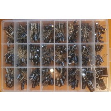 Assortiment Elco's - 500 stuks (0.1 uF - 1000 uF) - 24 waardes