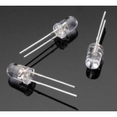 Assortiment LED's - 100 stuks (5mm - 5 kleuren) Ultra bright Transparant