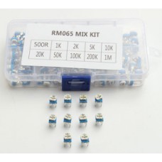 Assortiment Trim Potmeters 100 stuks (10 waardes)