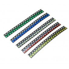 Assortiment LED's - 100 stuks - 5 Kleuren - SMD 1206