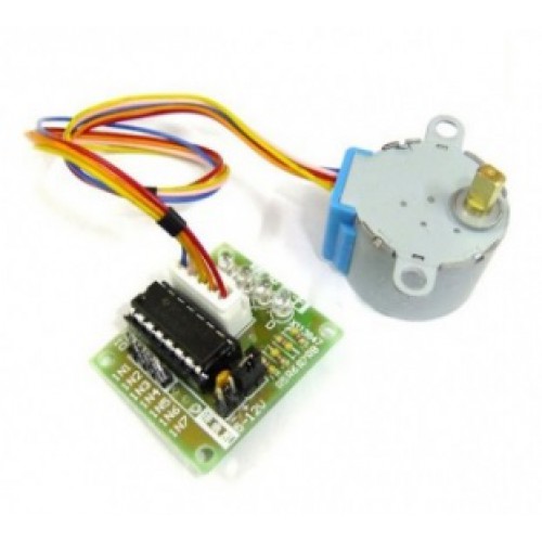 Stappenmotor 5V - 4 Fases - Incl. Driver Board