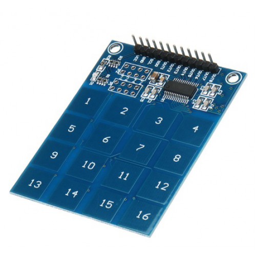 Capacitieve Schakelaar TTP229 (2.5-5.5V) - 16-kanaals XD-62B
