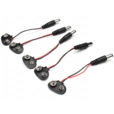 Batterij kabel 9V met connector voor Arduino (5 stuks)
