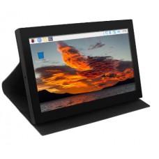 Kleurendisplay 7" met Capacitieve Touch en HDMI, 1024 x 600 IPS met verwijderbare hoes/standaard