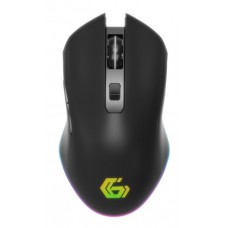 Gaming Muis 6-Knops, 3200 dpi Oplaadbaar - Gembird MUSGW6BL02