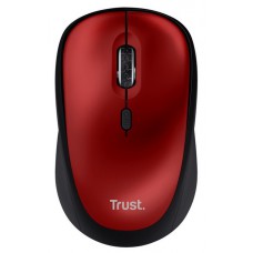 Trust Yvi Plus 24550, Draadloze Eco Muis Rood