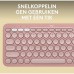 Toetsenbord Logitech Pebble Keys 2 K380S Draadloos Roze