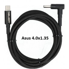 Laadkabel USB-C - 4.0x1.35mm 1,8M Yanec YCA008