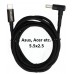 Laadkabel USB-C - 5.5x2.5mm 1,8M Yanec YCA011