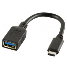 Verloopkabel USB-C M naar USB-A 3.0 F 